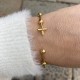 Ten gifts bracelet -golden silver-