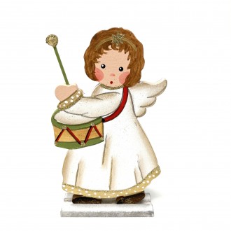 Standing angel cherubs Corinna -big white-
