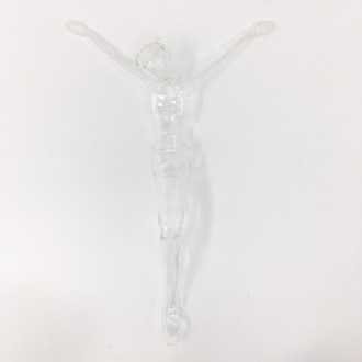 Corpo Cristo in vetro soffiato grande