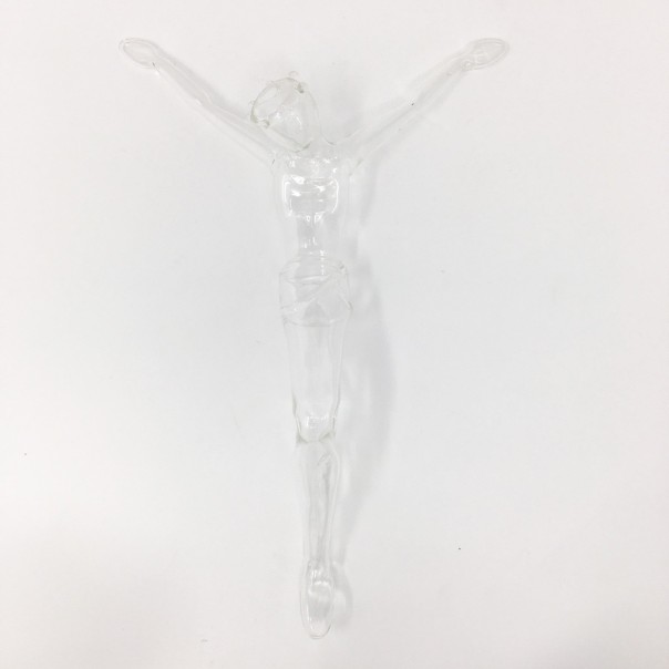 Corpo Cristo in vetro soffiato grande