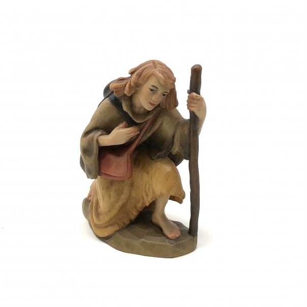 Kneeling shepherd ANRI Bernardi 10 cm