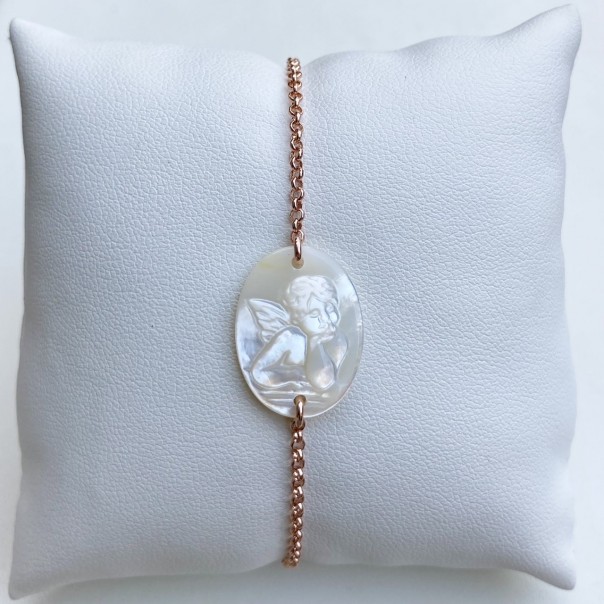 I hold your hand in rose silver