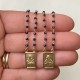 Scapular gold and sapphires