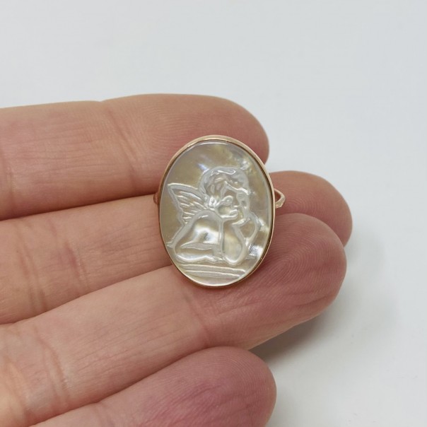 Ring Ti Tengo per mano in rose silver