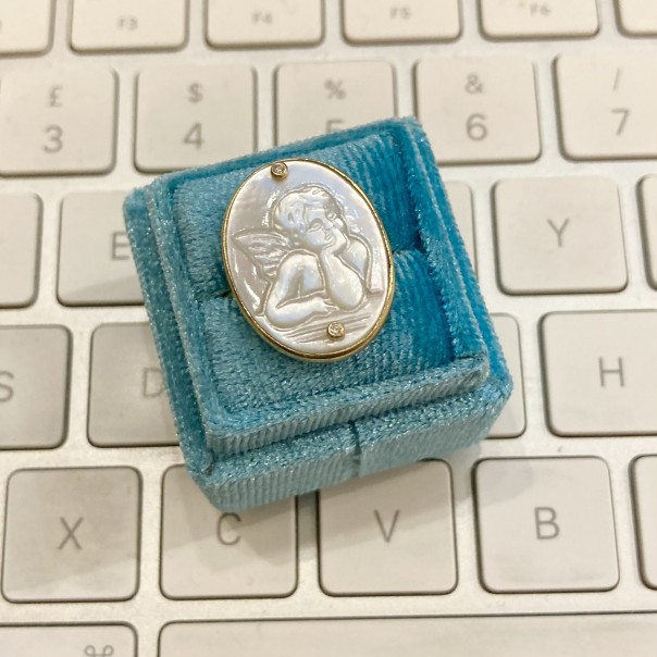 Anello Ti Tengo per mano oro 18 carati e brillanti