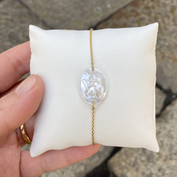 Bracciale Ti tengo per mano oro 18 rolò