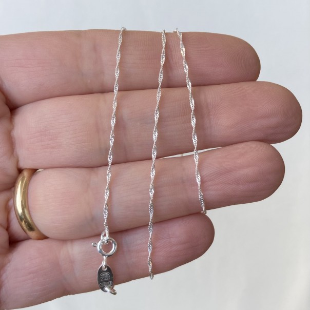 Singapore silver chain