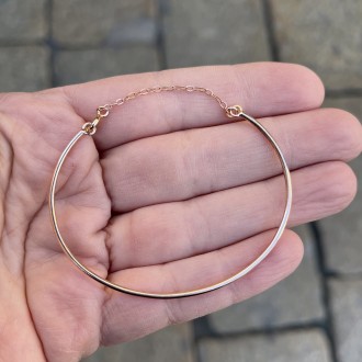 Semi-rigid silver bracelet 2