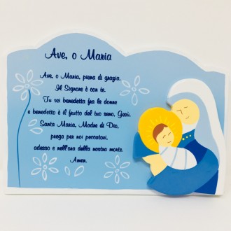 Blue Hail Mary prayer