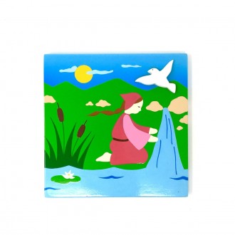 Santa Chiara wooden picture