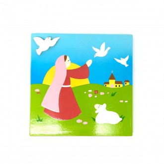 Santa Chiara wooden panel