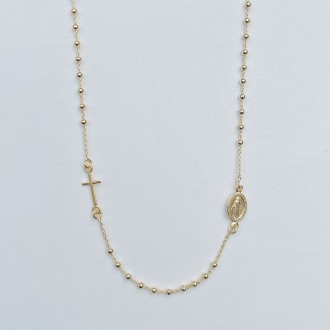 Rosario girocollo in argento