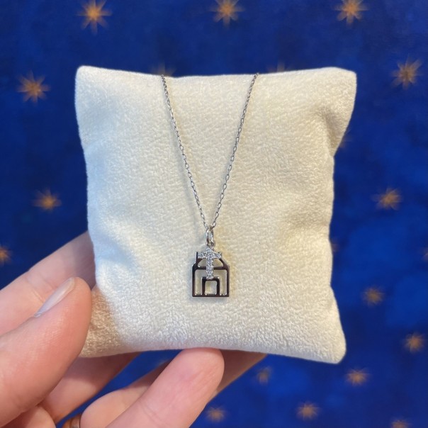 Necklace "The living house" silver