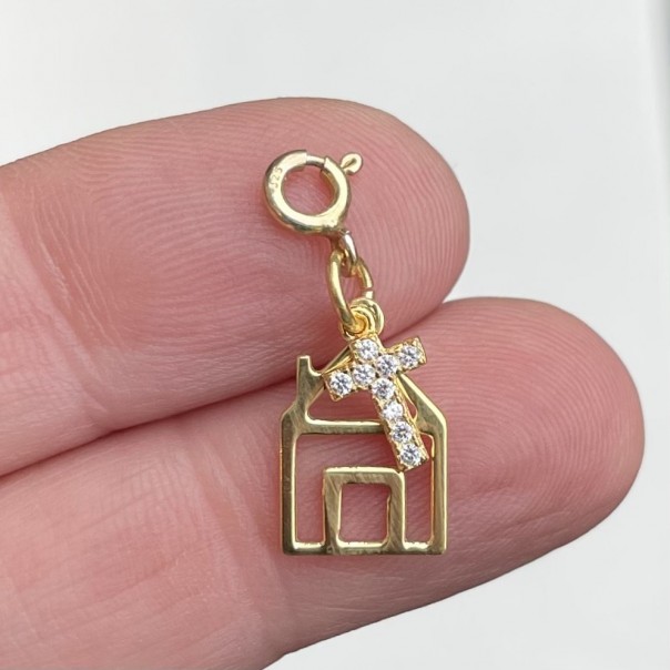 Pendant "The Living House" spring ring