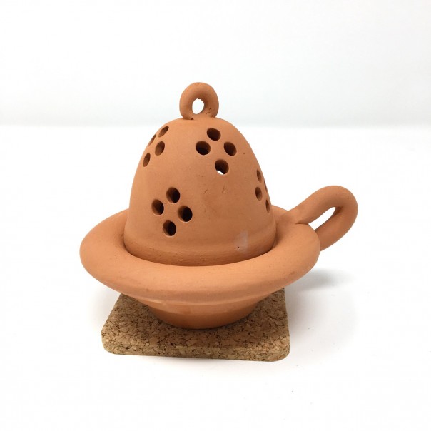 Terracotta incense burner