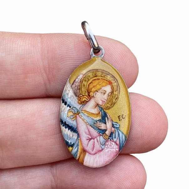 Medaglia Angelo miniata