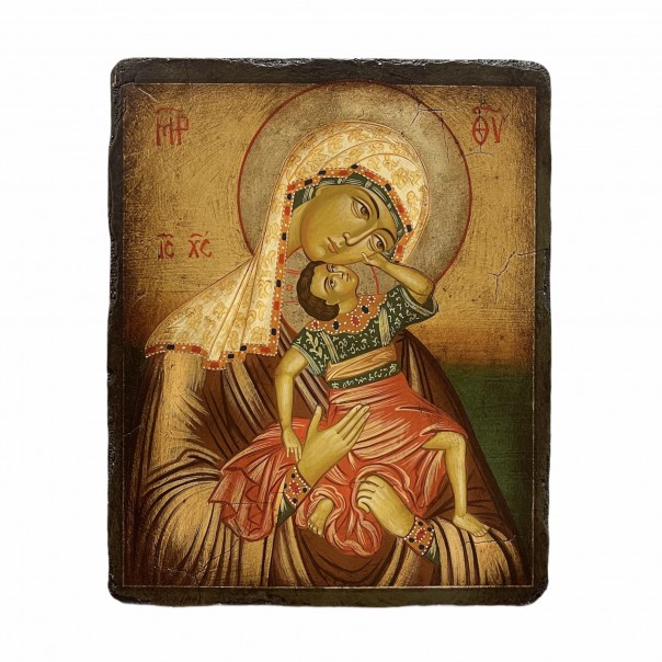 Icona Madre di Dio il gioco del bambino, Icone dipinte