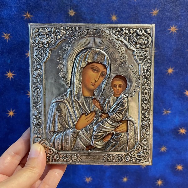 Icona Madonna di Tychvinska, Icone dipinte