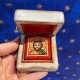 Micro miniature icon Christ Pantocrator