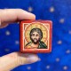 Icona micro miniata Cristo Pantocrator, Icone dipinte