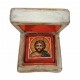 Micro miniature icon Christ Pantocrator