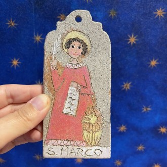 San marco da appendere per battesimo 2