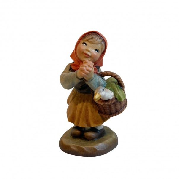 Pastorella con cesto ANRI Ferrandiz cm 7,5, altezza cm 7,5