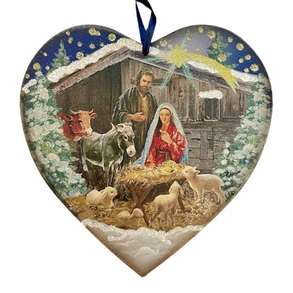 The heart of the small traditional Christmas