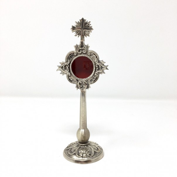 Reliquiario tradizionale piccolo argentato