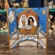 Painted Nativity Triptych
