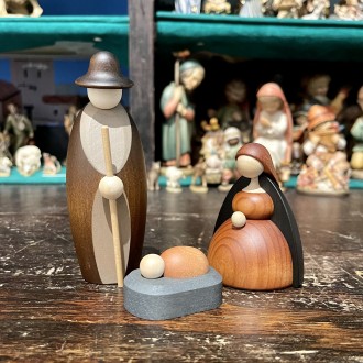Presepe in legno Koheler cm 12, Presepi in legno 2