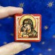 Micro miniature icon Our Lady of tenderness