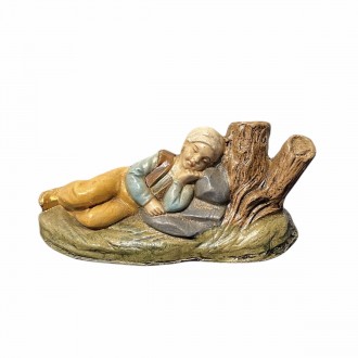 Dormiente -cartapesta- 10 cm, Presepi in cartapesta