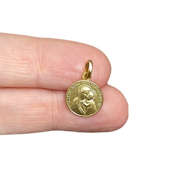 Medaglia Madonna del buon consiglio oro, Medaglie e ciondoli in