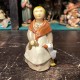 Elsa, donna con oca -presepe in ceramica-, Ceramica di Brunella