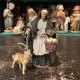 Venditrice di uova con cane - presepe napoletano - 13 cm