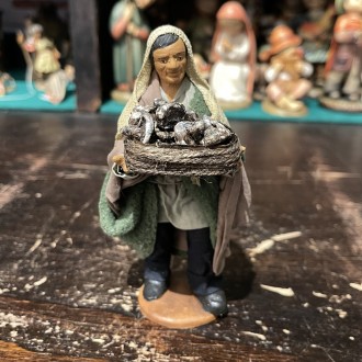 mushroom seller, Neapolitan dressed 13 cm 2