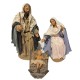Natività tre pezzi - presepe napoletano - 30 cm