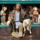Shepherd with sheep, Neapolitan dressed 30 cm