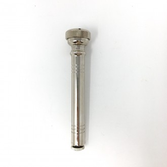 Aspersorio portatile in ottone nichelato