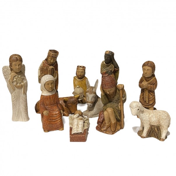 Presepe d'Autun colorato, Presepi da collezione
