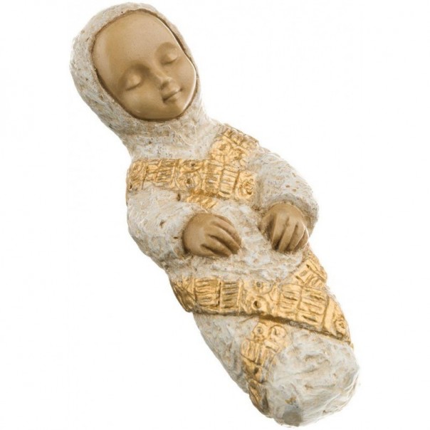 Baby Jesus - peasant crib -, collectible nativity scenes