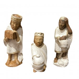 Wise Men -white winter crib-, collectible cribs