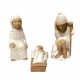 Nativity -white winter crib-, Collectible cribs