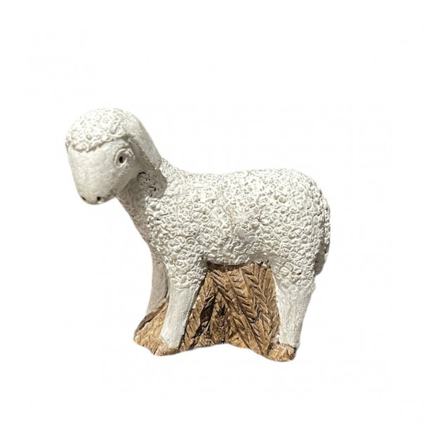 Sheep -white winter crib-, collectible cribs