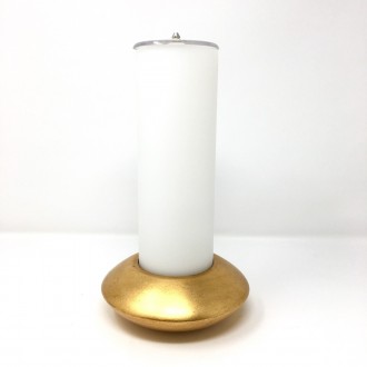 Candeliere in legno dorato