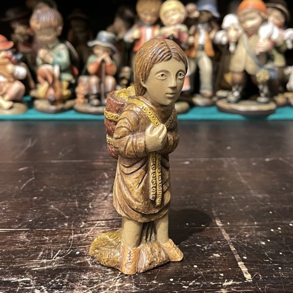 Pastore -presepe d'inverno colorato-, Presepi da collezione