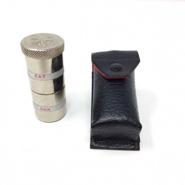 Container for holy oils set of two