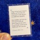 Rose gold-plated silver comet star pendant with zirconia, Christmas