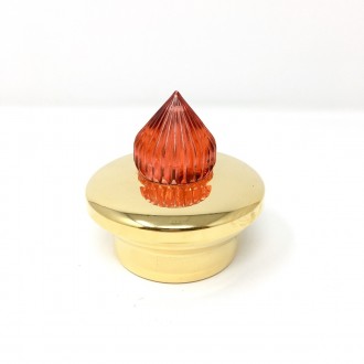 Brass battery candle